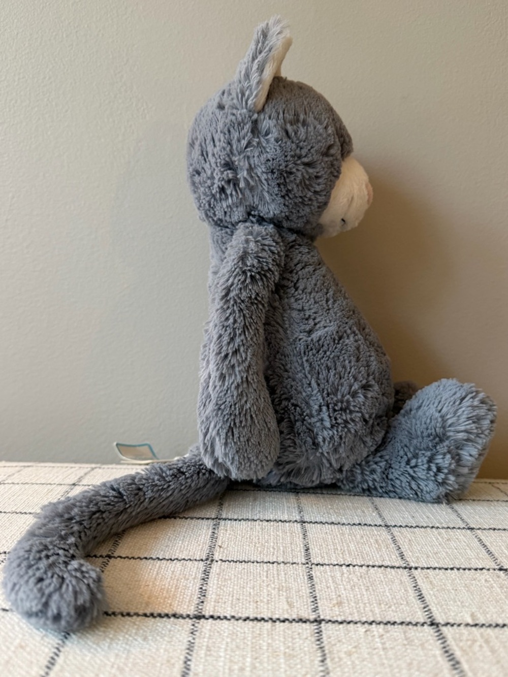 NWT Jellycat Bashful Kitten Gray Soft Fluffy Collectible - Picture 7 of 13